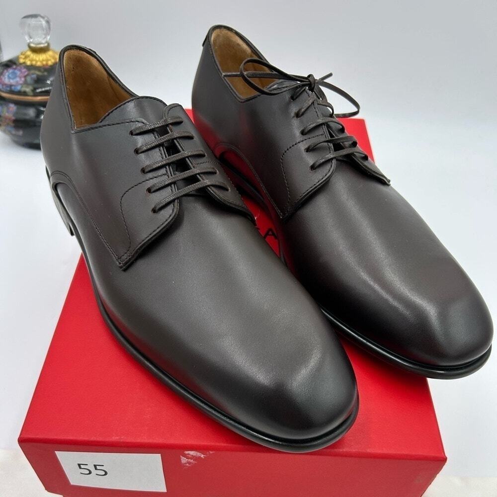 Men's Salvatore Ferragamo Fosco Leather Oxford's size 9E made in Italy